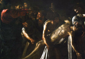 resurrezione-di-lazzaro- CARAVAGGIOdettaglio